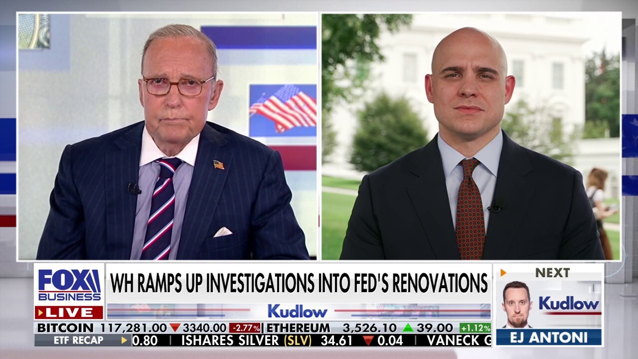 White House Deputy Chief of Staff James Blair discusses controversy over the Federal Reserve's $2.5 billion renovations on 'Kudlow.'