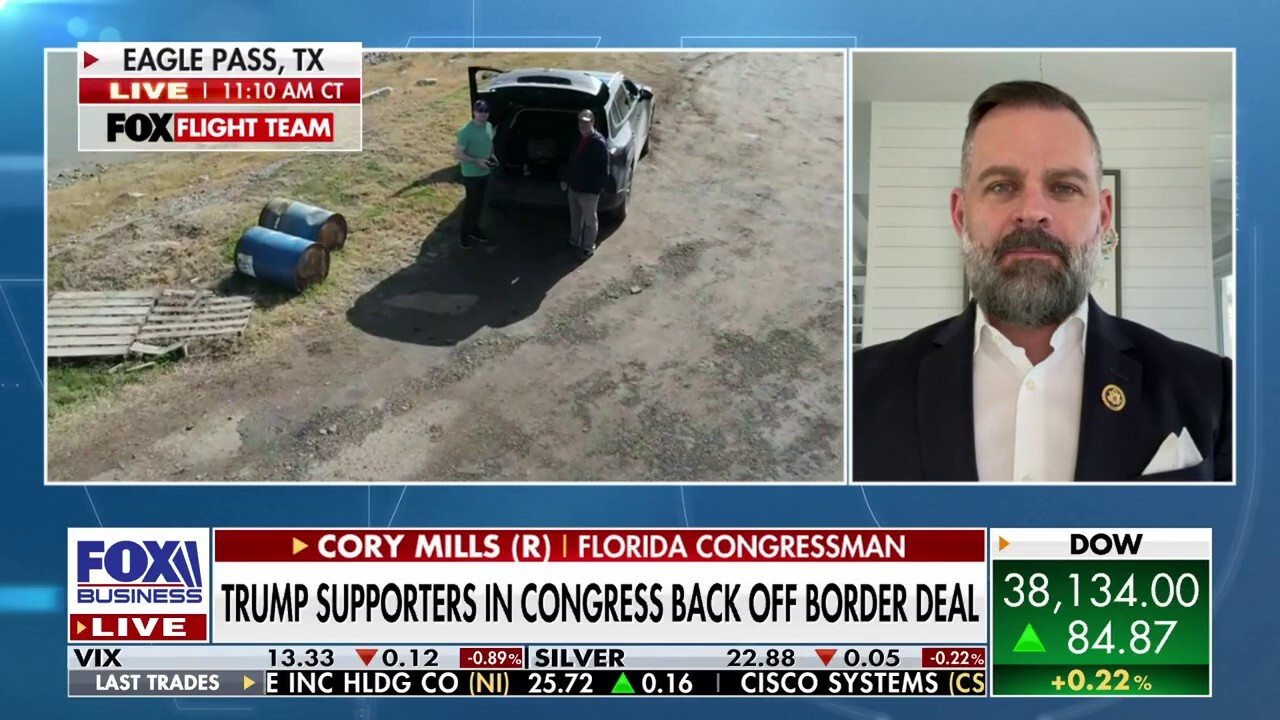 Trump Absolutely Wants To Secure The Border Rep Cory Mills Fox Business Video