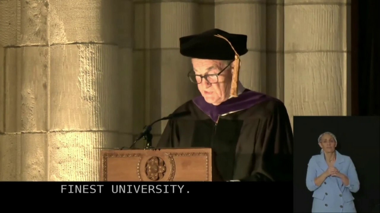 Federal Reserve Chair Jerome Powell, while speaking to Princeton University's graduating class of 2025, stressed the importance of taking risks and showing initiative. (Credit: Princeton University)