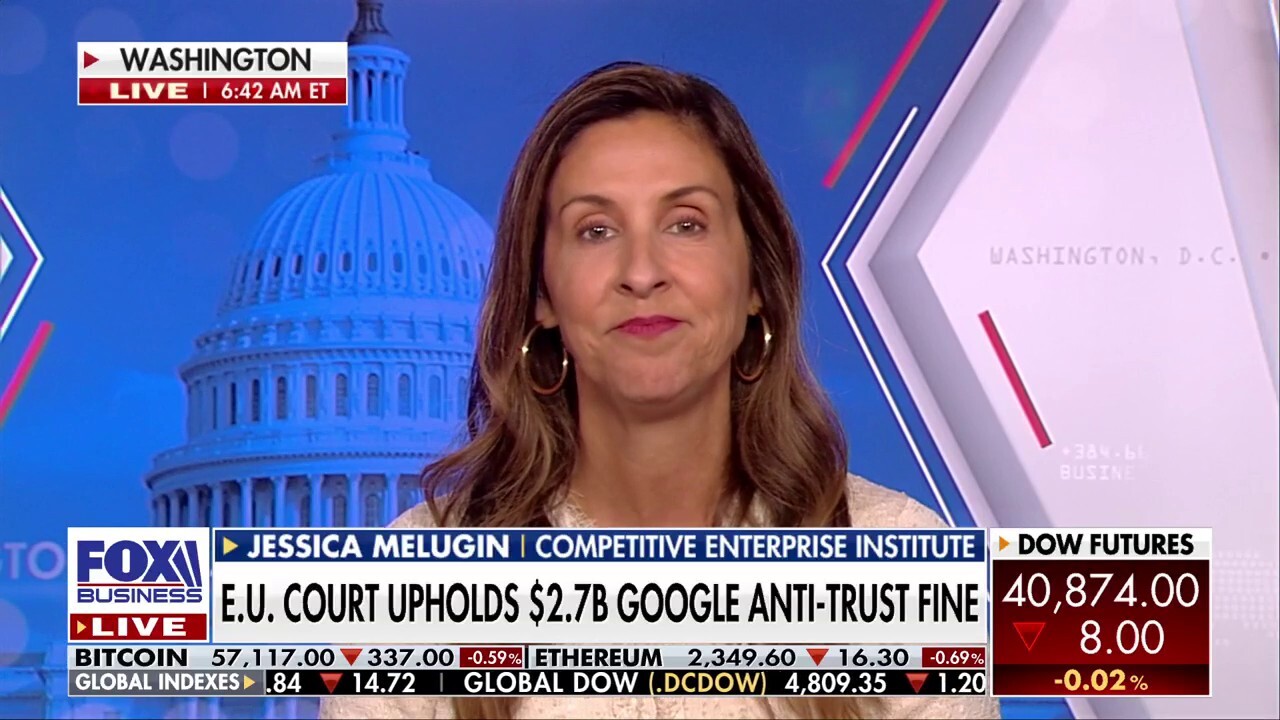 DOJ bringing antitrust lawsuit against Google is 'not the American way': Jessica Melugin