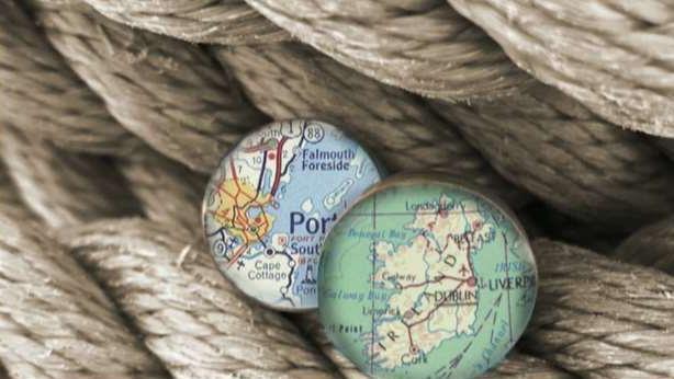 Love story inspires custom nautical chart jewelry made in the USA