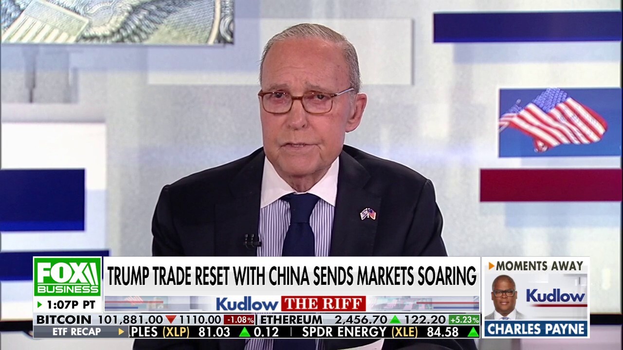  FOX Business host Larry Kudlow discusses the U.S. trade deal with China on Kudlow.