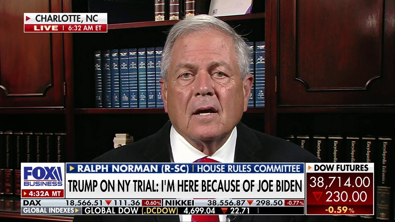 Biden admin has 'terrorized' the country with a 'travesty of justice': Rep. Ralph Norman