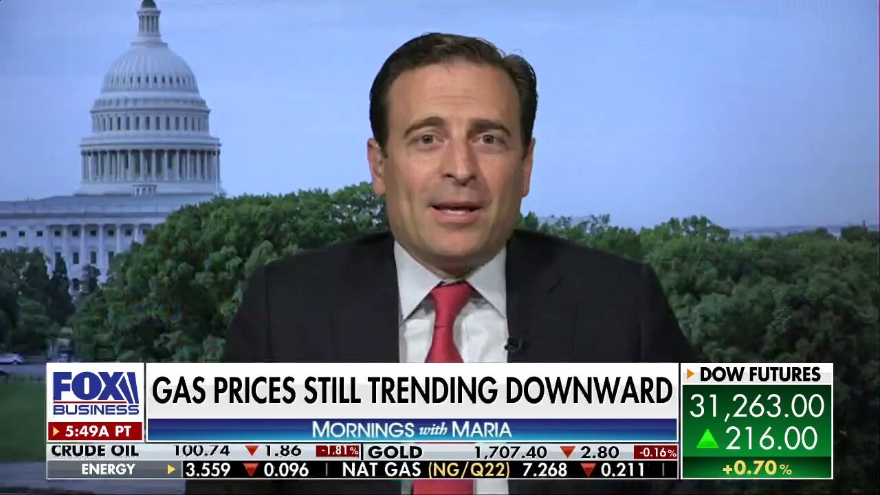 Senate candidate Adam Laxalt, R-Nev., calls out the Biden administration for shifting narratives on gas as prices slowly drop.