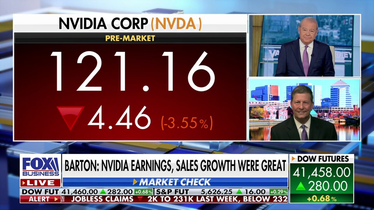 Woodshaw Financial Group Principal D.R. Barton breaks down Nvidia’s earnings and sales growth during an appearance on ‘Varney & Co.’