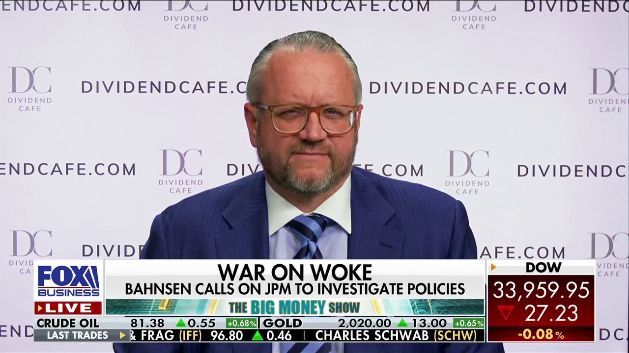 Shareholders have 'every right' to ask JPMorgan to investigate 'woke left' policies: David Bahnsen