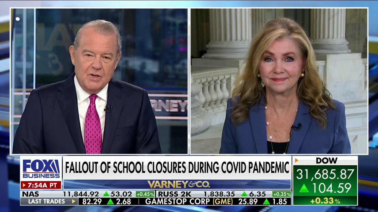 Tennessee Republican Marsha Blackburn reacts to a report that teachers in California spied on 'concerned parents' who wanted schools reopened during COVID on 'Varney & Co.'