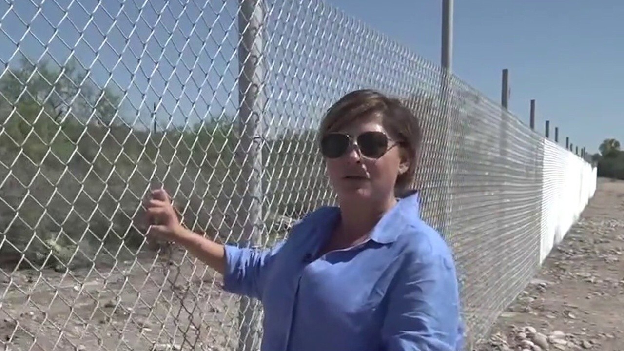 Maria Bartiromo tours Texas border fence built to prevent migrants from crossing on residents’ property