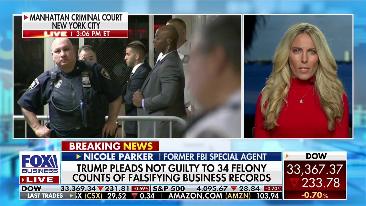 Former FBI special agent Nicole Parker breaks down the charges against Trump, questioning how information from a sealed indictment got leaked on 'The Claman Countdown.'