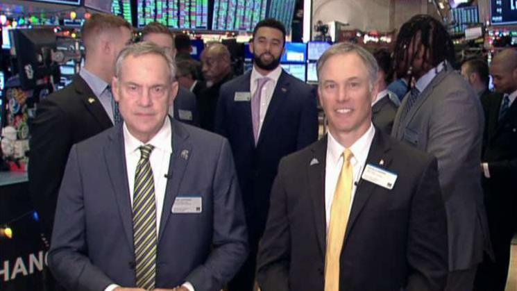 Pinstripe Bowl coaches, players ring NYSE opening bell