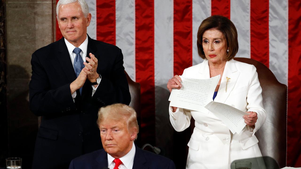 Cavuto reacts to Pelosi ripping up Trump's State of the Union speech
