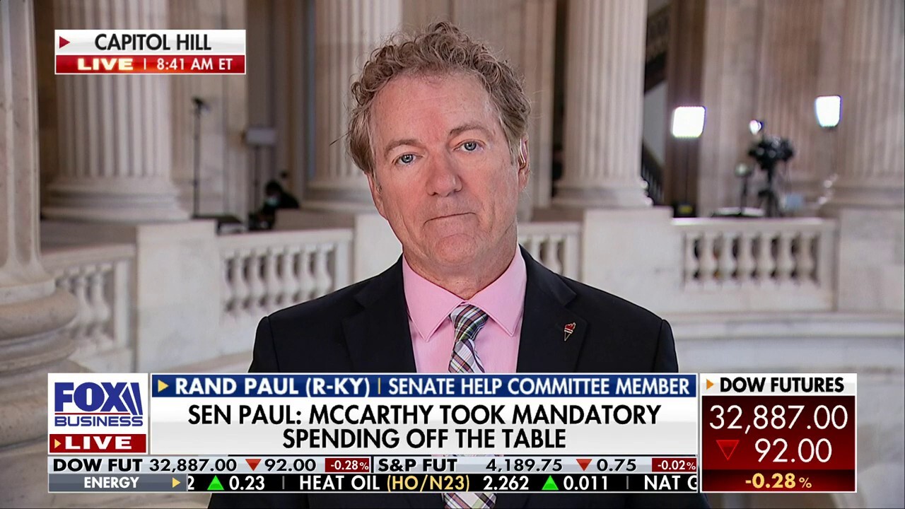Sen. Rand Paul to announce alternative to Biden-McCarthy debt plan: There’s ‘nothing conservative’ about it