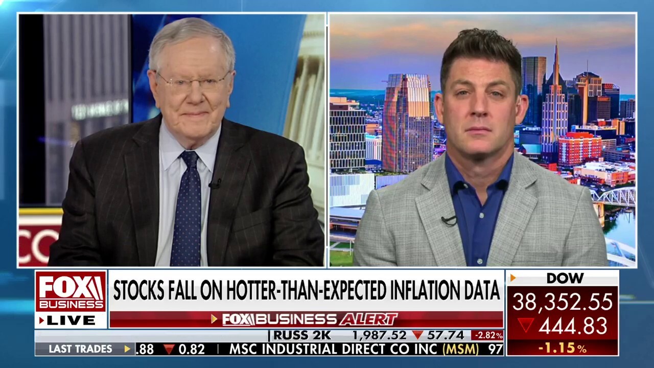 Forbes Media CEO Steve Forbes and Public Ventures President Lou Basenese react to stocks falling on a hotter-than-expected consumer price index.