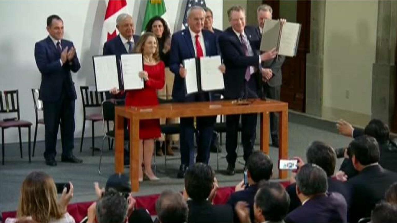 New USMCA trade deal signed in Mexico City 