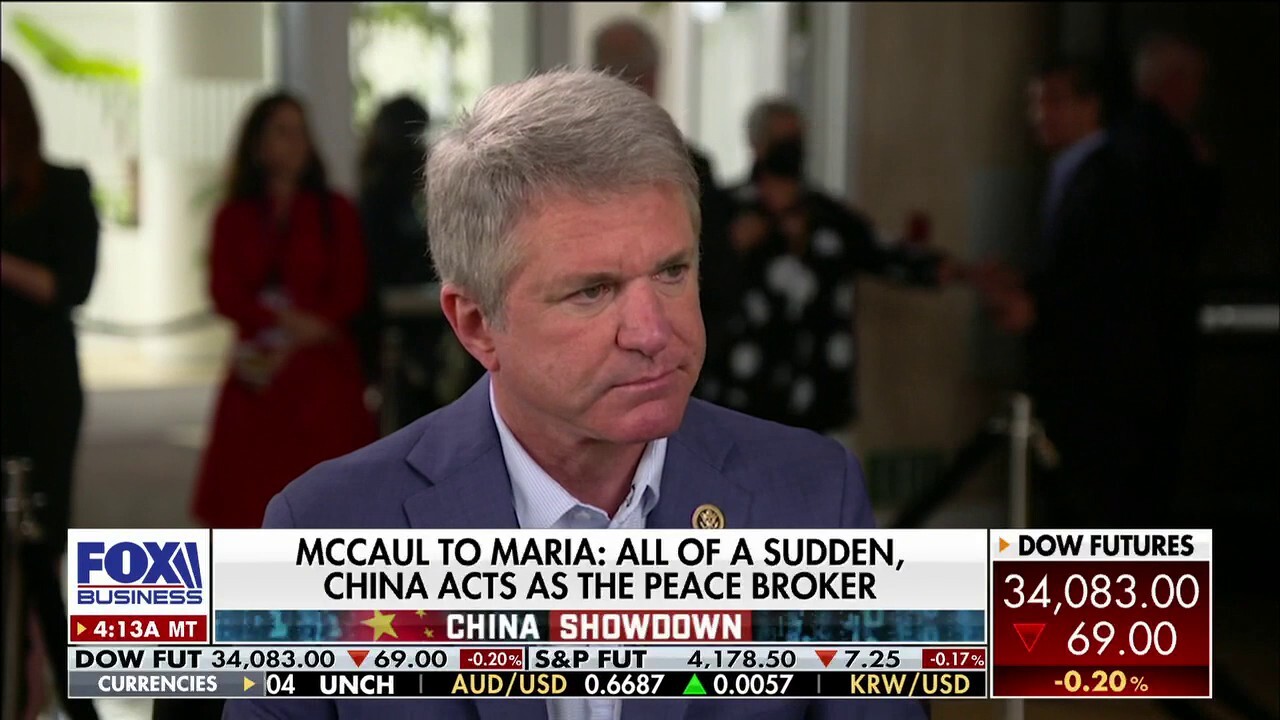 Rep. Mike McCaul, R-Texas, discusses the necessary military and economic deterrence needed to prevent communist China dominance.