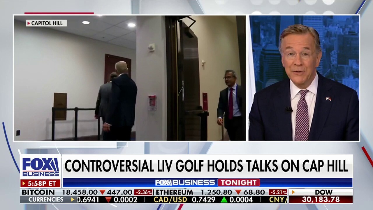Controversial LIV Golf holds talks on Capitol Hill