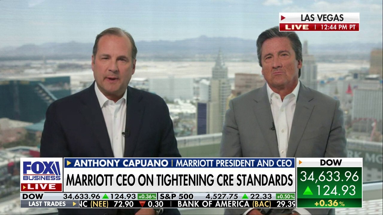 Marriott President and CEO Anthony Capuano and MGM Resorts International CEO Bill Hornbuckle discuss their partnership on 'The Claman Countdown.'