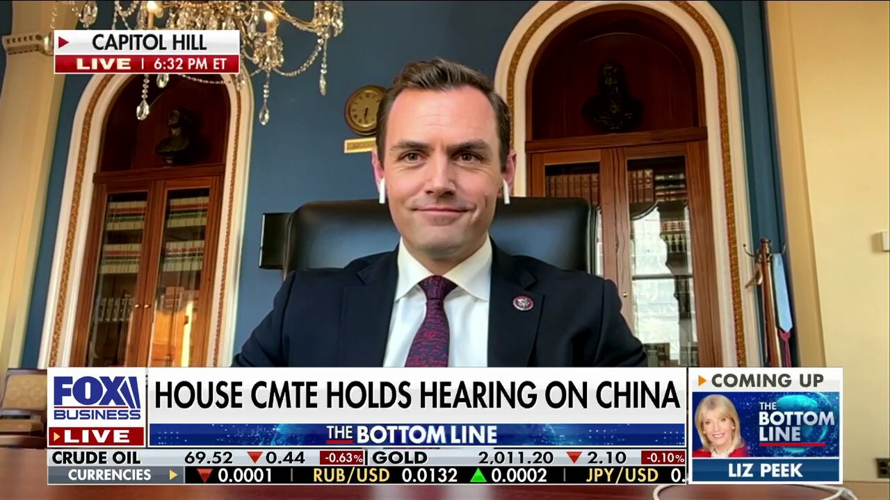 Rep. Mike Gallagher, R-Wis., discusses how witnesses to Chinese concentration camps are being encouraged to tell their story at the House’s hearing on China on ‘The Bottom Line.’