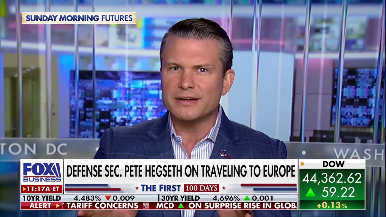 Trump's defense secretary embarks on first official administrative trip to Europe