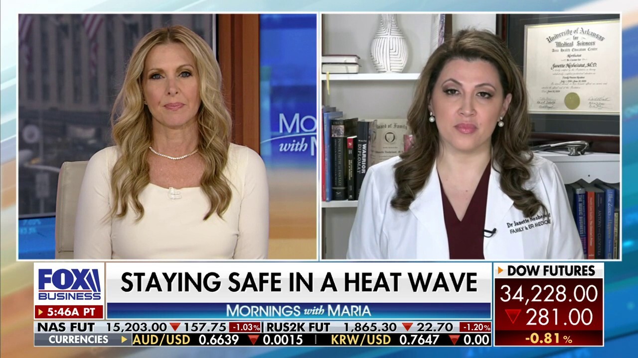 Fox News medical contributor Dr. Janette Nesheiwat highlights dangers associated with high summer heat and reacts to malaria health alerts in the U.S.
