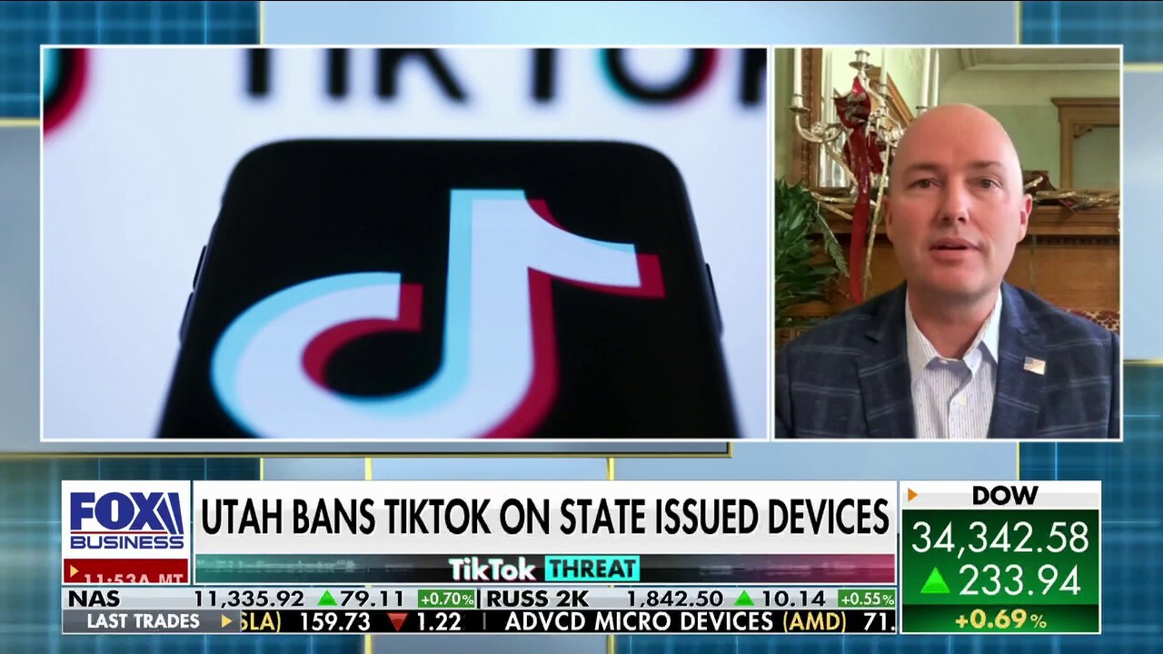 Gov. Spencer Cox, R-Utah, explains why he banned TikTok on state-issued devices and the national security threat it poses on 'Cavuto: Coast to Coast.'