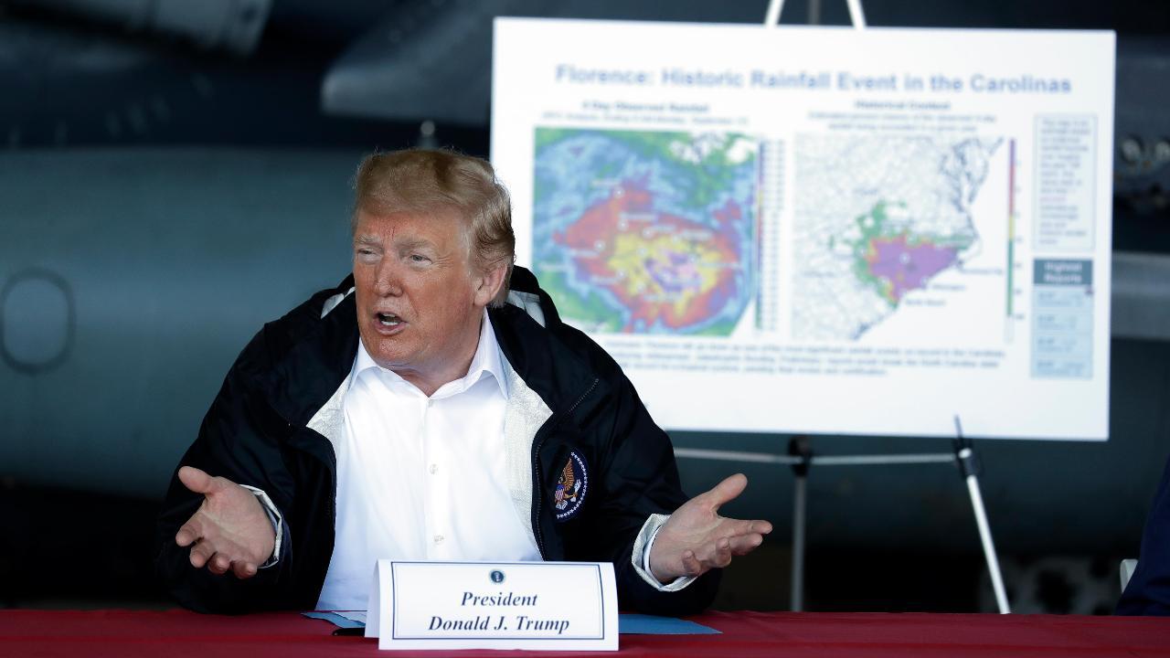 Trump: Hurricane Florence was one of the most powerful storms to hit Carolinas