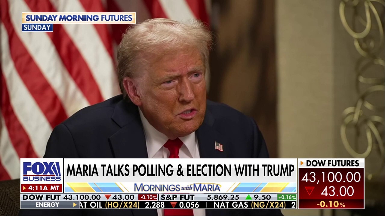 Former President Donald Trump sat down for an exclusive interview with Maria Bartiromo on Sunday Morning Futures.