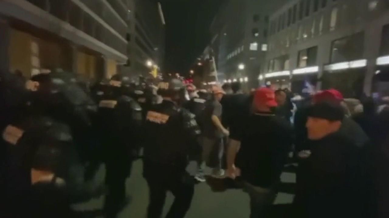 Trump supporters, counter-protesters clash following Washington rally