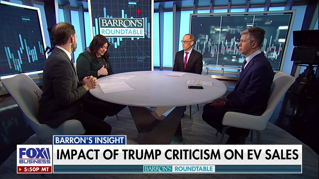'Barron's Roundtable' panelists discuss Toyota's stock hitting an all-time high this week and the impact of EV slowdown on Ford and General Motors.