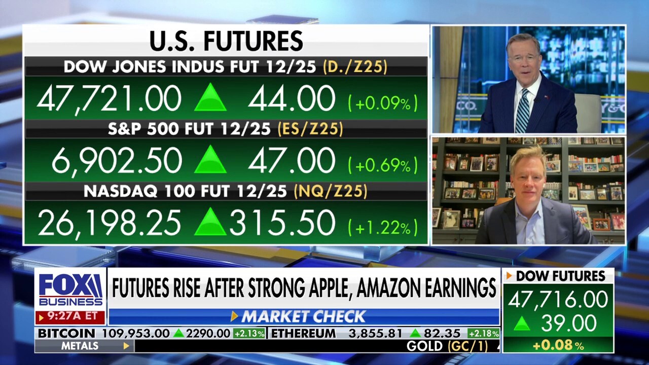 Evercore ISI’s Mark Mahaney joins ‘Varney & Co.’ to discuss Amazon’s breakout AWS growth, his new $335 price target and why he’s turning cautious on Meta amid soaring AI spending.