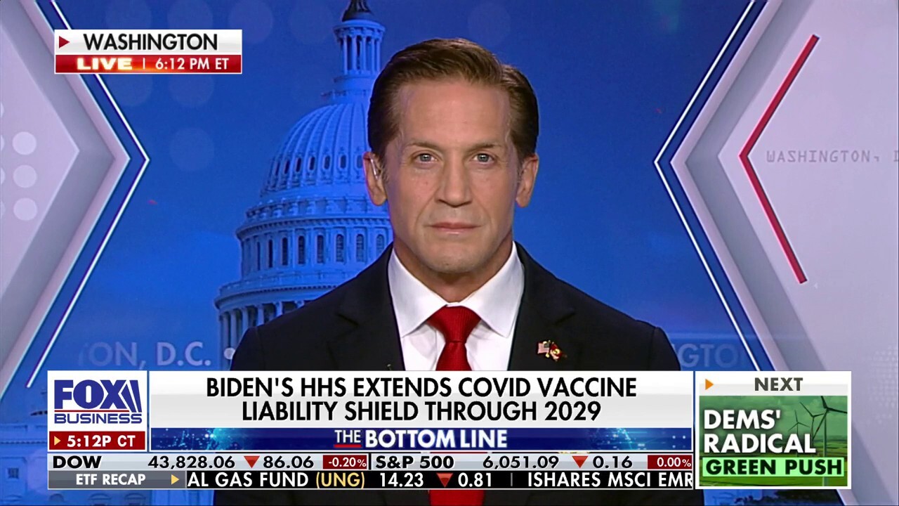 Biden extending COVID vaccine liability shield shows the admin’s ‘ridiculous’ double standards, GOP rep says