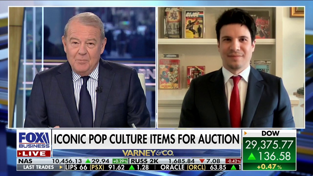 Mark Montero of LCG Auctions previews multiple pop-culture items that are up for auction at big prices on 'Varney & Co.'