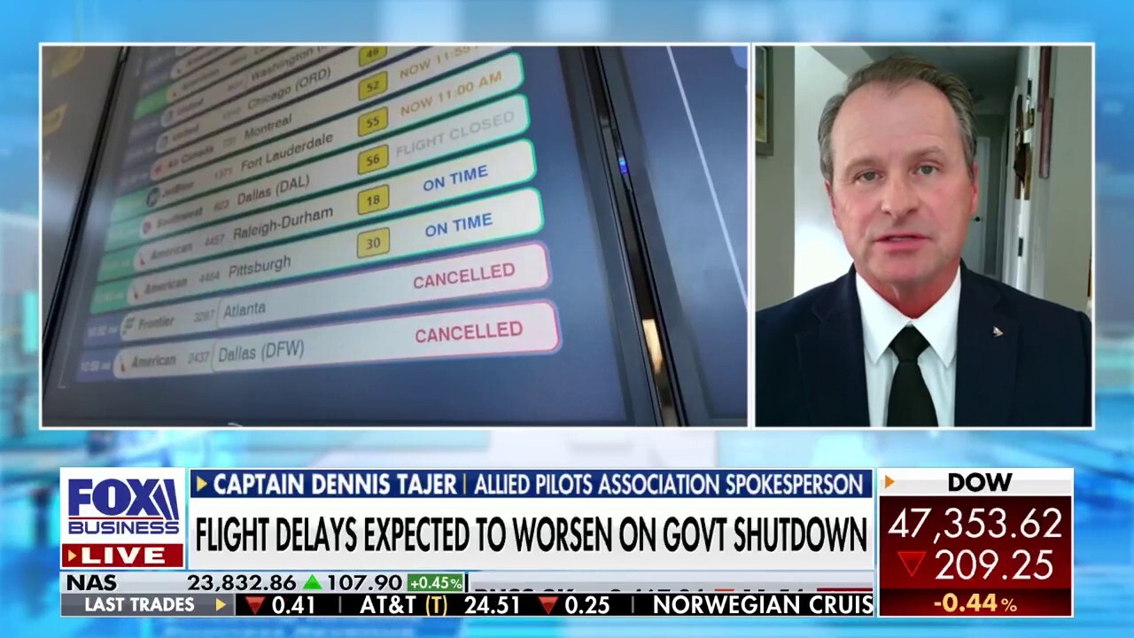 Air traffic controllers and TSA are under immense stress, pilot says