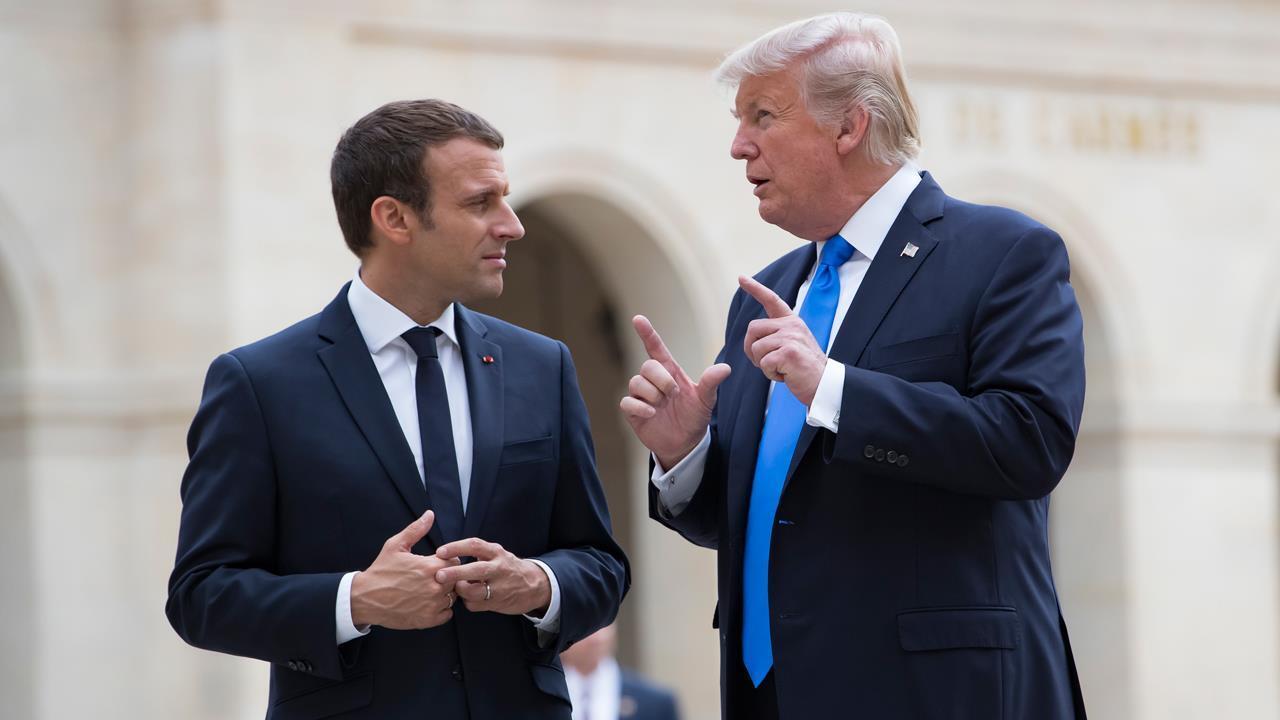 Trump's first state dinner with France's Macron