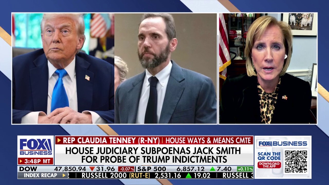 Rep. Claudia Tenney, R-N.Y., weighs in after House Judiciary Committee Chairman Jim Jordan subpoenaed former Special Counsel Jack Smith on ‘The Evening Edit.’