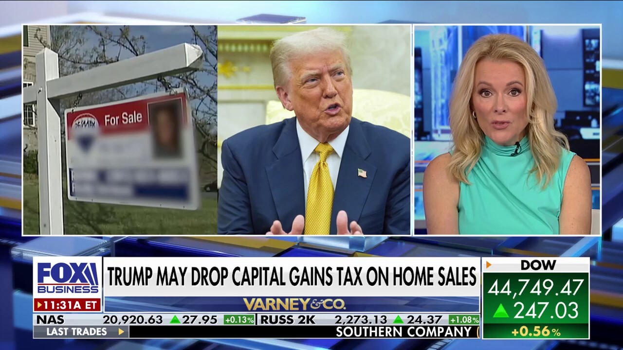 President Trump may drop capital gains tax on homes sales