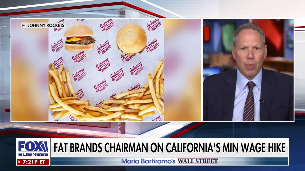 FAT Brands chairman Andy Wiederhorn joins 'Maria Bartiromo's Wall Street' to discuss the impact of inflation and mandated increase of wages.