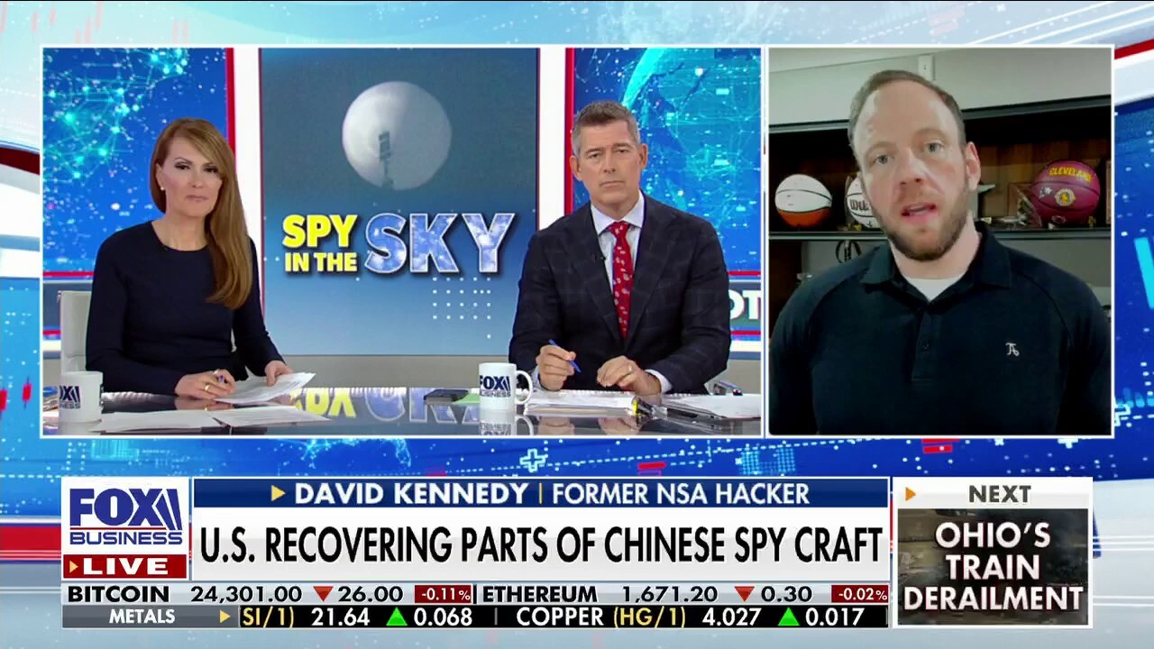 US recovering pieces of Chinese spy craft