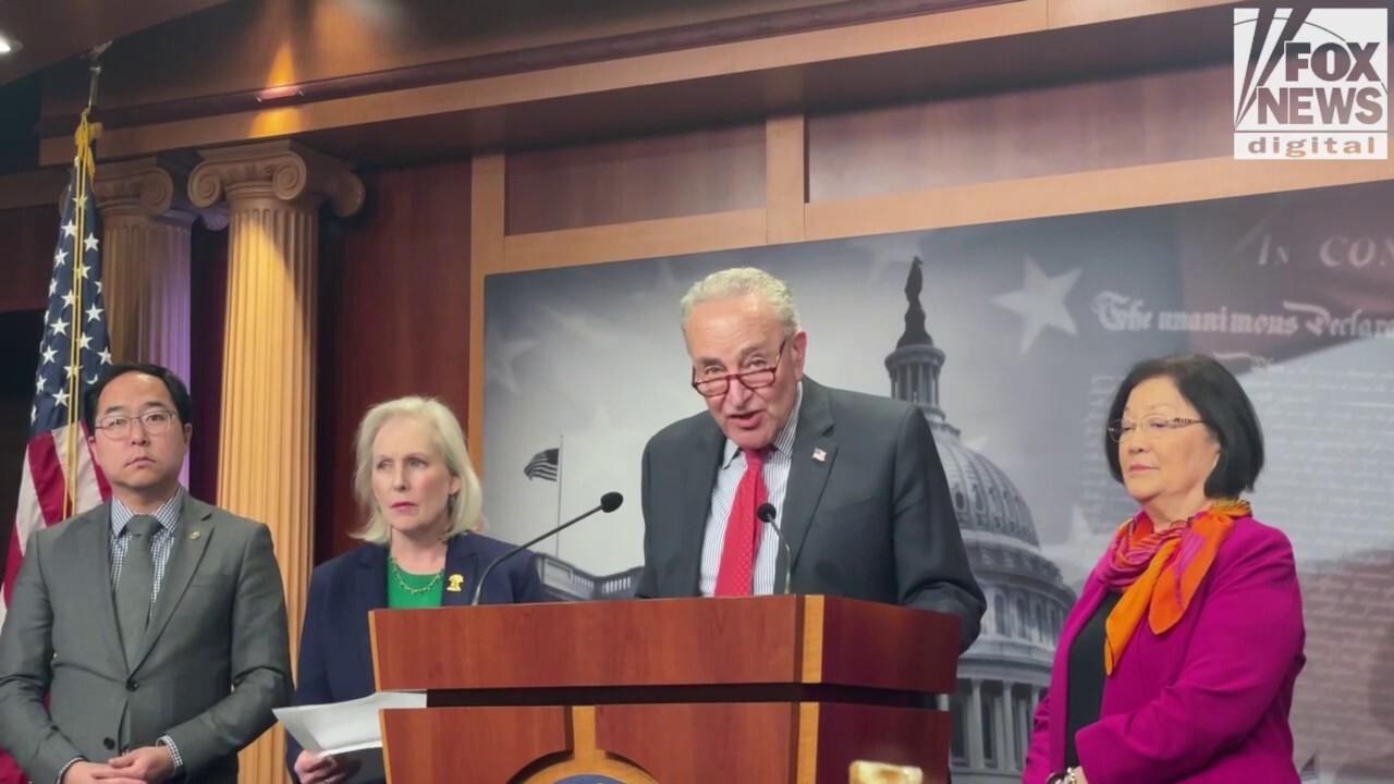 Schumer blasts economic “chaos” as Trump pauses some tariffs