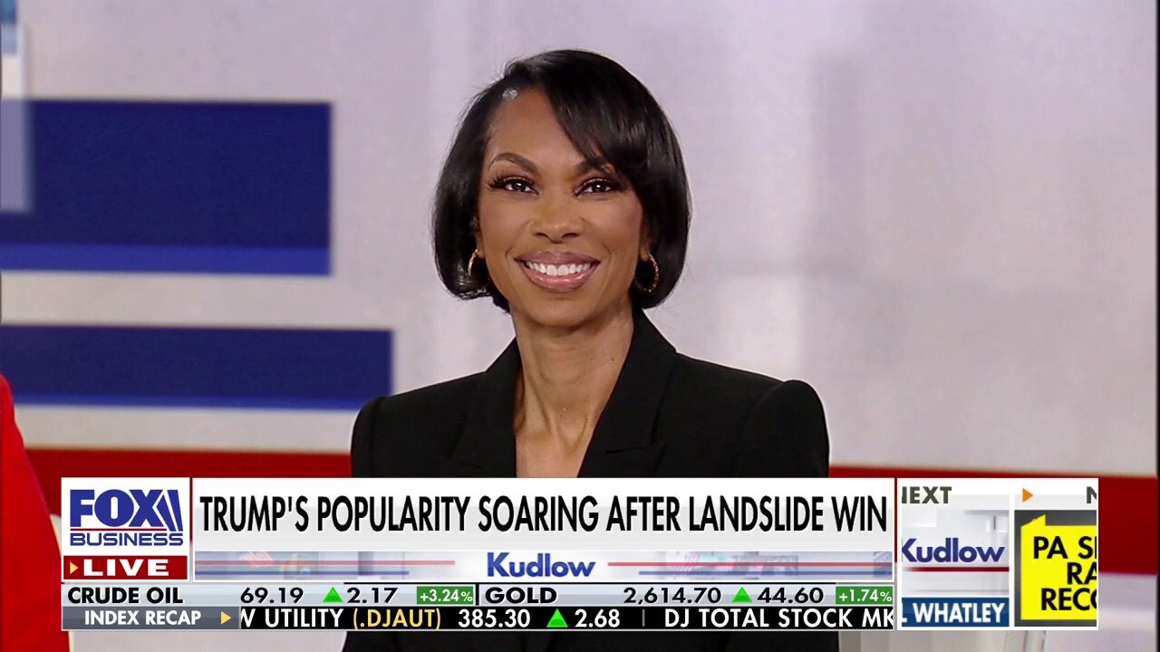 'Kudlow' panelists Harris Faulkner, Rich Lowry and Miranda Devine react to the president-elect's popularity soaring.