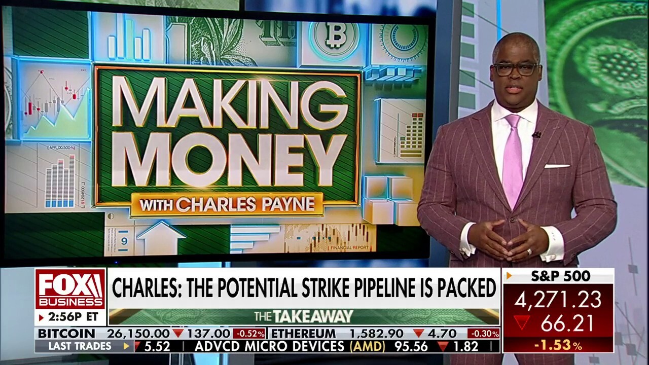 FOX Business host Charles Payne weighs in on the state of the economy and worries AI will take over jobs on 'Making Money.'