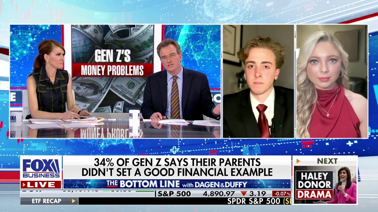 Liberty University student Christian Hodges and high school senior Caroline Joyous share how they're navigating their personal finances under the Biden economy on 'The Bottom Line.'
