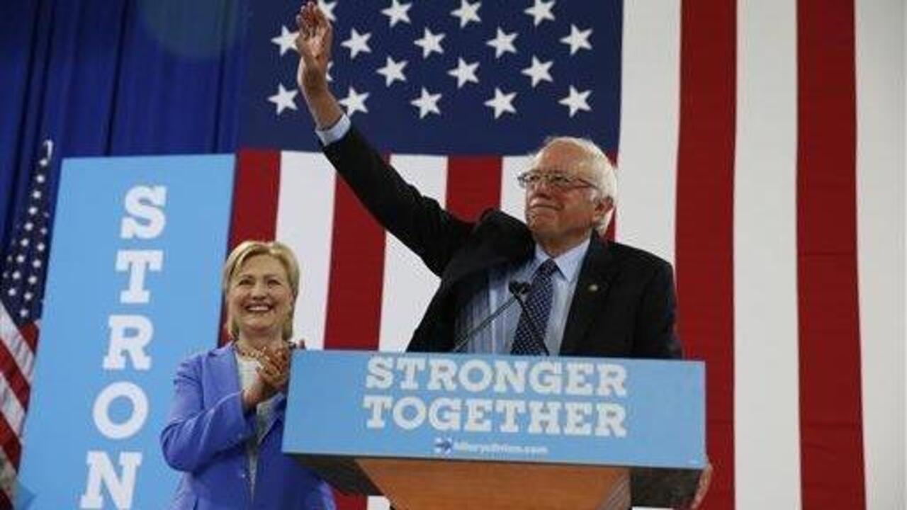Bernie Sanders endorses Hillary Clinton for president