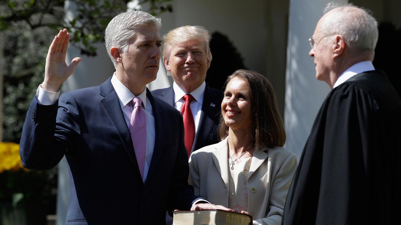 Neil Gorsuch sworn in as Supreme Court Justice