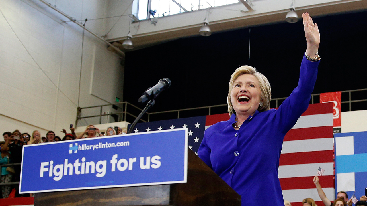 FNC projects Clinton clinches Democratic presidential nomination