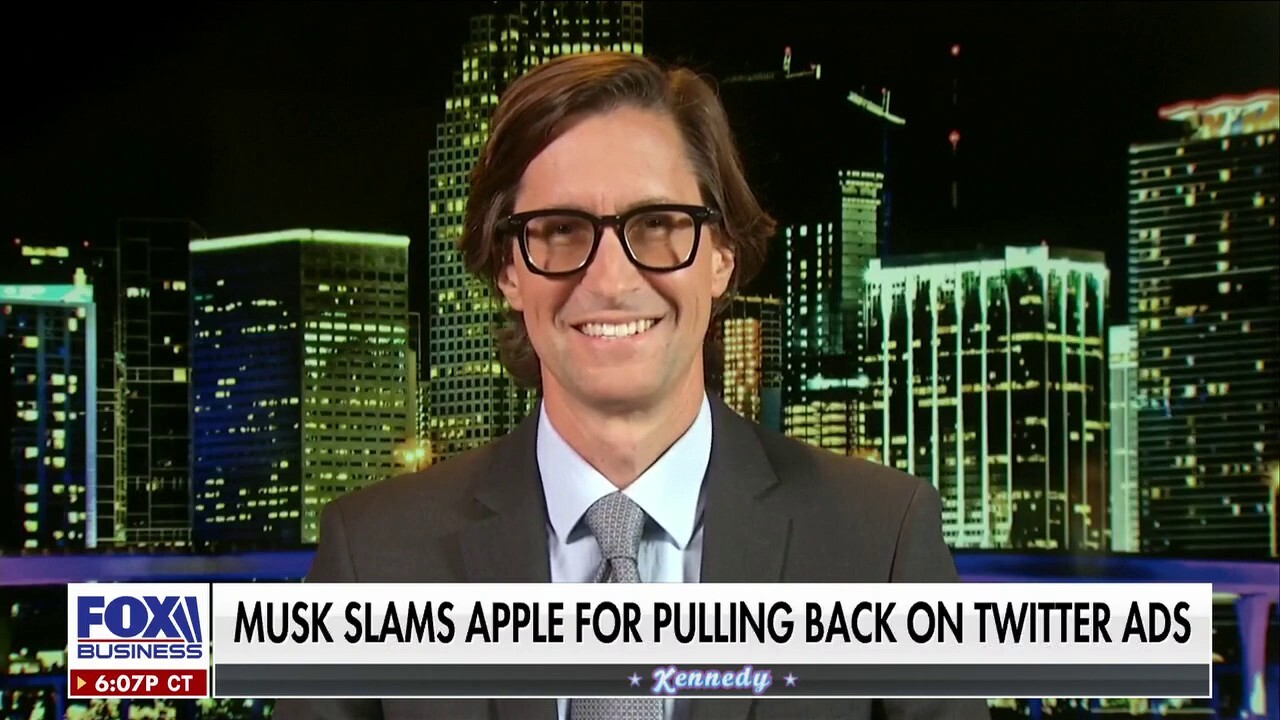 Fox News contributor Jonas Max Ferris joined 'Kennedy' to discuss Apple threatening to pull the Twitter from the app store and the likelihood Elon Musk creates his own phone. 