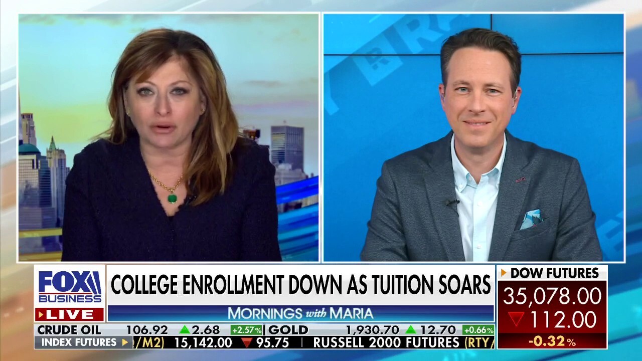 Ken Coleman, author of "From Paycheck to Purpose," weighs in on the decline of college enrollment.