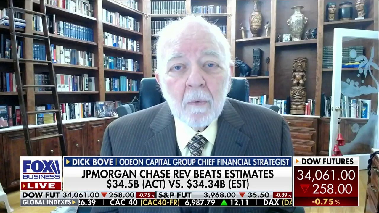 Odeon Capital Group chief financial strategist Dick Bove says Friday's earnings reports look 'phenomenally good.'