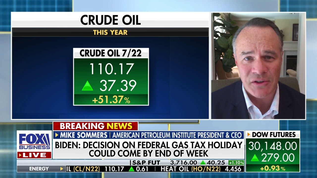 American Petroleum Institute President & CEO Mike Sommers discusses how Biden is handling record-high gas prices in America. 