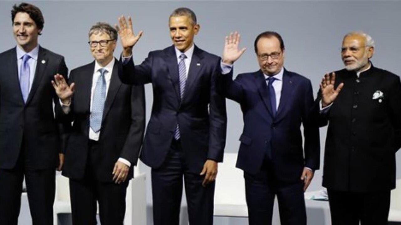 Global leaders set goal to limit warming to two degrees Celsius